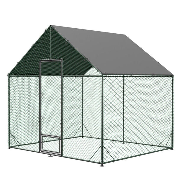 Large Chicken Coop Hen House 276X207x300cm Cage Enclosure Small Animal Cages & Hutches