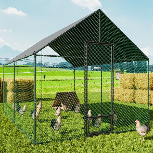 Xl Chicken Coop 276X405x300cm Large Hen House Cage Small Animal Cages & Hutches