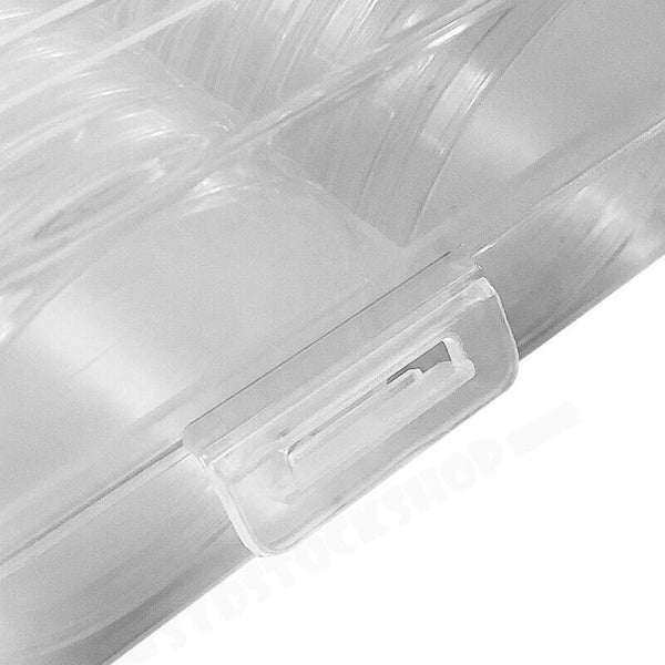 100Pcs 46Mm Clear Plastic Coin Holder Capsules Storage Box Money Boxes