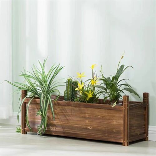 Medium Raised Garden Bed 60X30x33cm Wooden Planter Box Raised Garden Beds