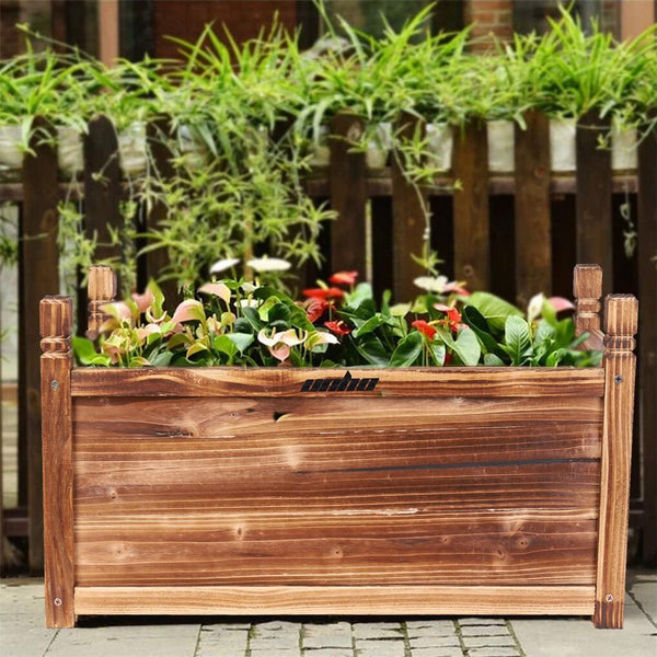 Medium Raised Garden Bed 60X30x33cm Wooden Planter Box Raised Garden Beds