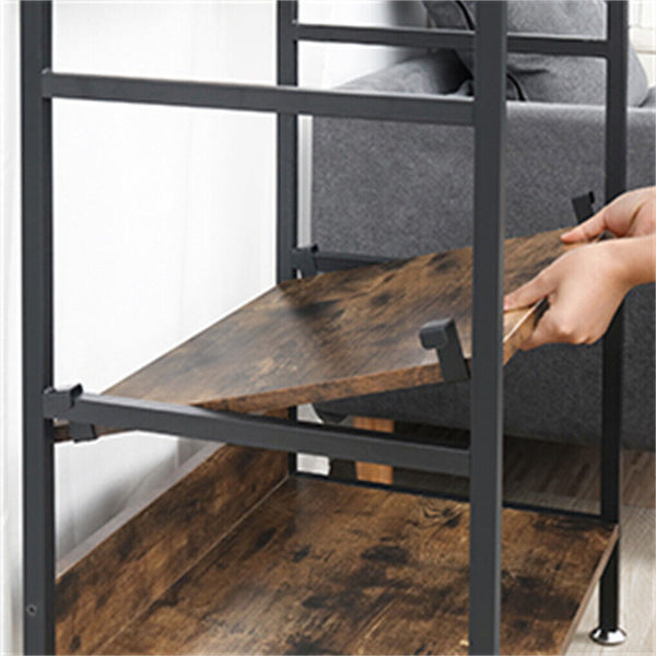 Heavy Duty Clothes Rack 3 Tiers Mdf & Metal Iron Rail Garment Racks