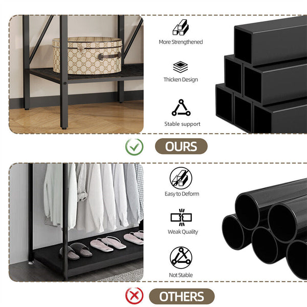 Xxl Heavy Duty Wardrobe Closet With Shelf Drawer And Rack Wardrobes