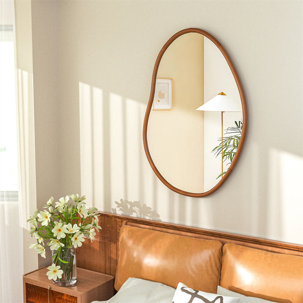 Large Art Deco Asymmetrical Wall Mirror 74.3X110cm Mirrors