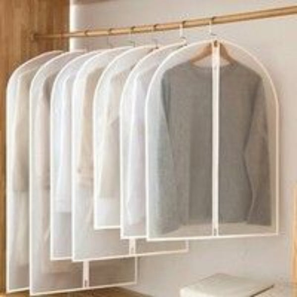 10X Transparent 60X100cm Dustproof Suit Coat Cover Storage Garment Bags