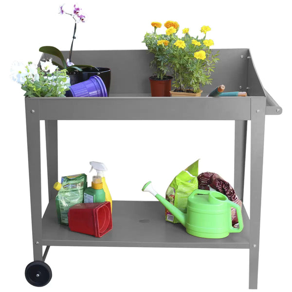 Potting Bench Table Slate Grey 100 X 55 101Cm Other Garden Hand Tools & Equipment