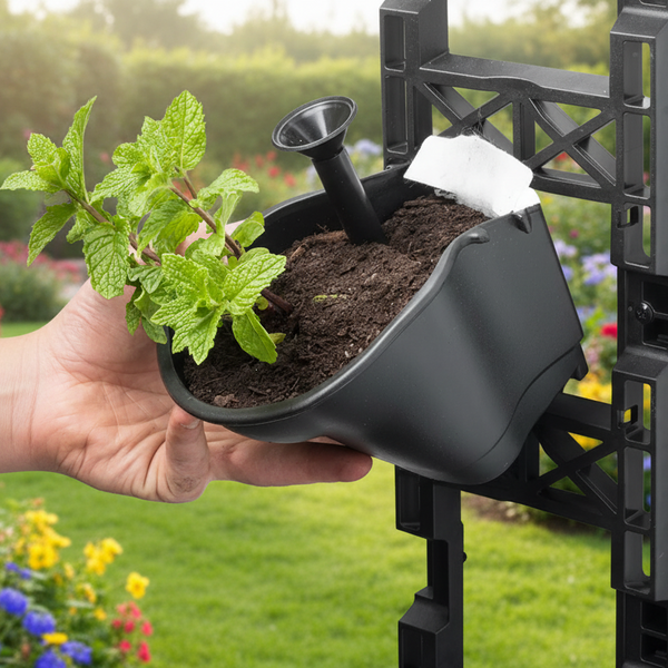 Quint Vertical Garden With 3 Frames And 15 Pots Baskets Pots Window Boxes