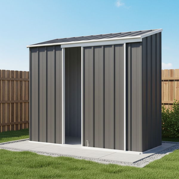 Narrow Slider 2.25 X 0.78M Slate Grey Sheds Summerhouses Carports