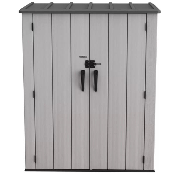 Lifetime Vertical Shed With Shelves Sheds Summerhouses Carports