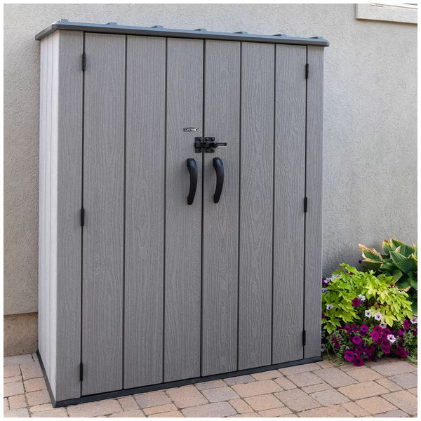 Lifetime Vertical Shed With Shelves Sheds Summerhouses Carports