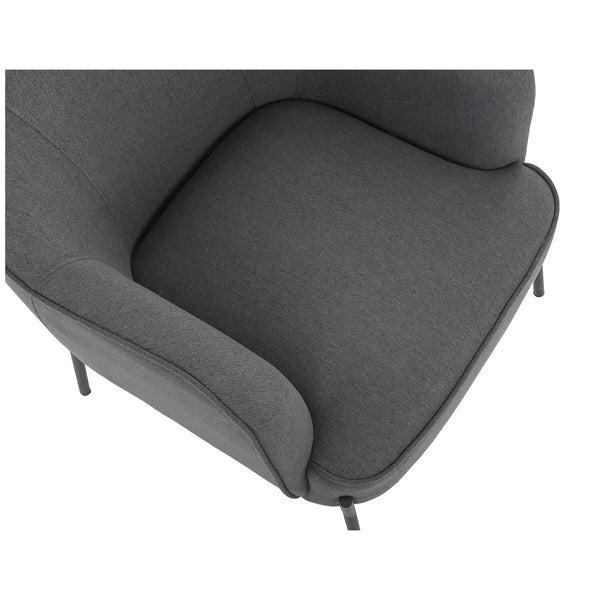 Upholstered Armchair Dark Grey Sofas Armchairs & Couches
