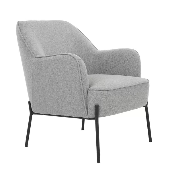 Hugo Upholstered Armchair Light Grey Sofas Armchairs & Couches