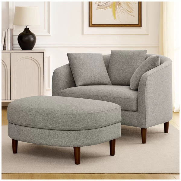 Accent Chair With Storage Ottoman Accent Chairs