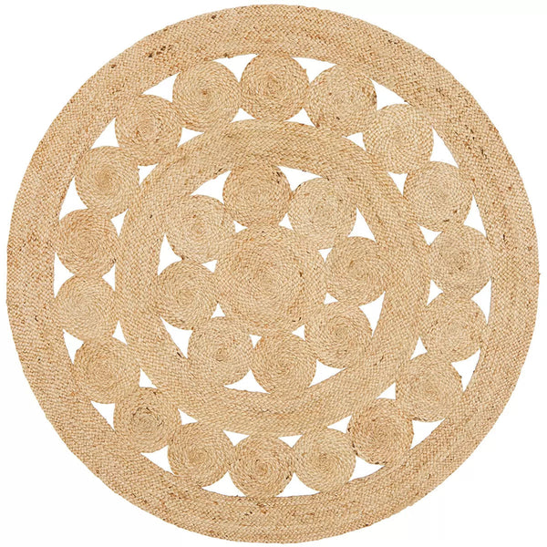 Atrium Pilu Natural Rug 200 X 200Cm Rugs