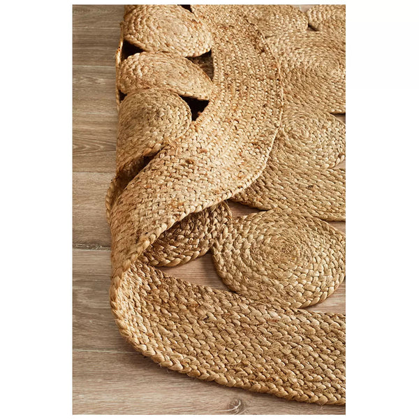 Atrium Pilu Natural Rug 150 X 150Cm Rugs