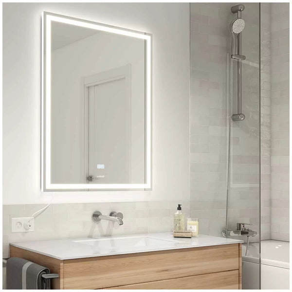 Aurea Integrated Led Plug Wall Mirror Mirrors