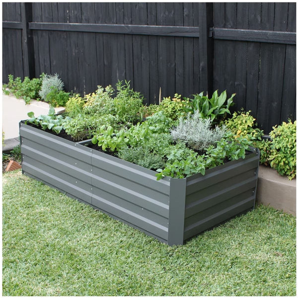 Large Garden Bed 180 X 90 45Cm Slate Grey Raised Garden Beds