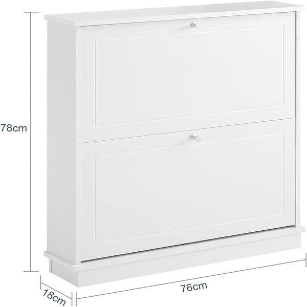 2 Drawer Shoe Cabinet Storage Unit Shoe Cabinets