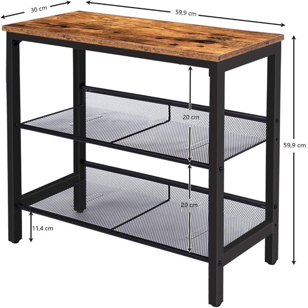 2 Tier Shoe Rack Industrial Organizer Storage Bench Shoe Racks
