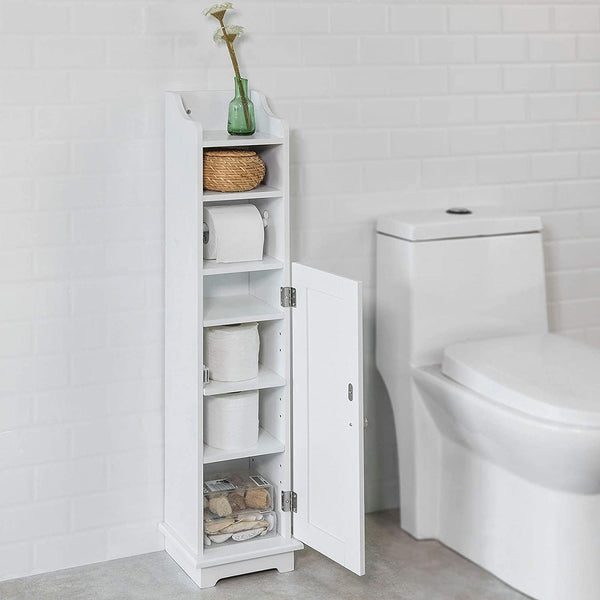 Toilet Paper Holder With Storage Freestanding Cabinet Brush And Dispenser 20X100x18 Cm Toilet Paper Holders & Storage