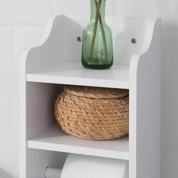 Toilet Paper Holder With Storage Freestanding Cabinet Brush And Dispenser 20X100x18 Cm Toilet Paper Holders & Storage