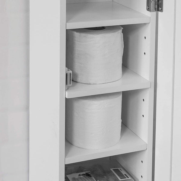 Toilet Paper Holder With Storage Freestanding Cabinet Brush And Dispenser 20X100x18 Cm Toilet Paper Holders & Storage