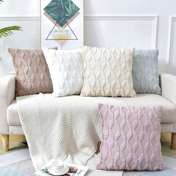 2 Pack Decorative Boho Throw Pillow Covers 45 X Cm (Black) Cushion Covers