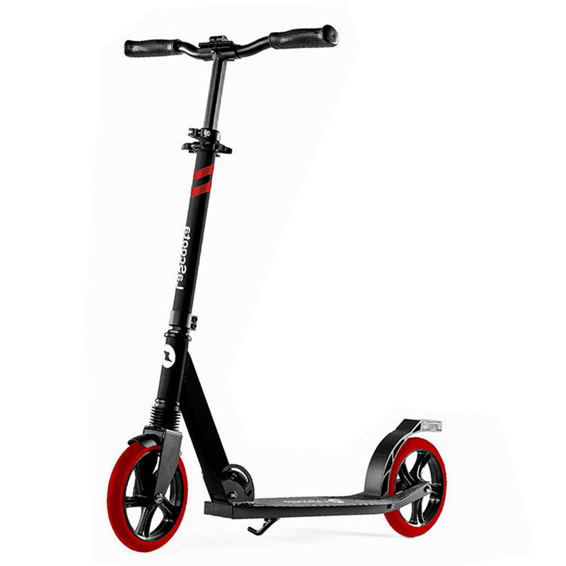 Lascoota Pulse Kick Push Commuter Scooter Teen Adult Black Push Scooters