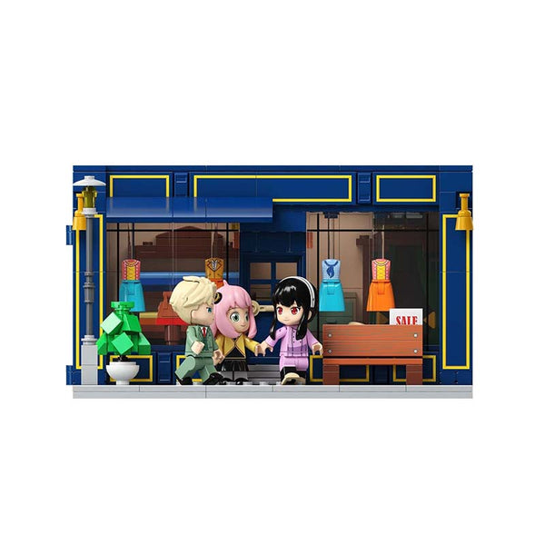 Kalos Spy X Family Forger Family's Adventure Building Block Set Tailor Shop Building Toys Sets & Packs