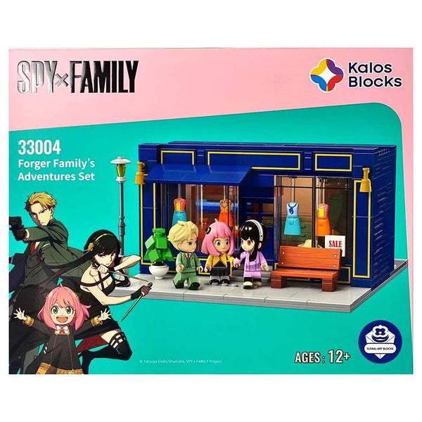 Kalos Spy X Family Forger Family's Adventure Building Block Set Tailor Shop Building Toys Sets & Packs