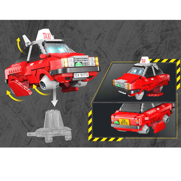 Kalos Hong Kong Machines Robot Red Taxi Building Block Set 586Pcs 14+ Building Toys Sets & Packs