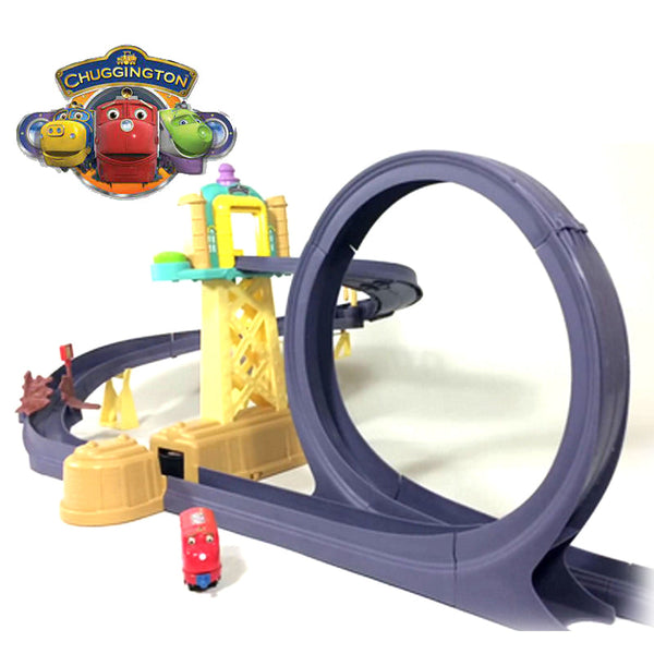 Chuggington Train Motorised Training Yard Loop Ready To Play Set With Diecast Wilson Imagination Play Set Toys