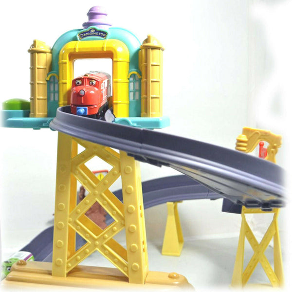 Chuggington Train Motorised Training Yard Loop Ready To Play Set With Diecast Wilson Imagination Play Set Toys