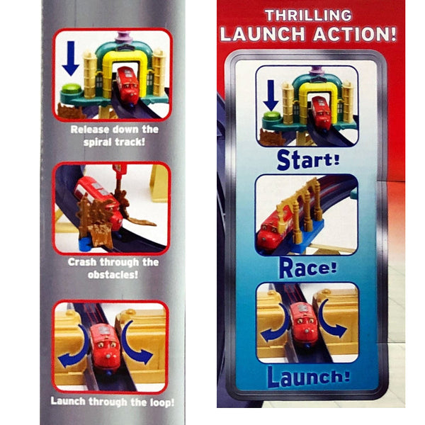 Chuggington Train Motorised Training Yard Loop Ready To Play Set With Diecast Wilson Imagination Play Set Toys