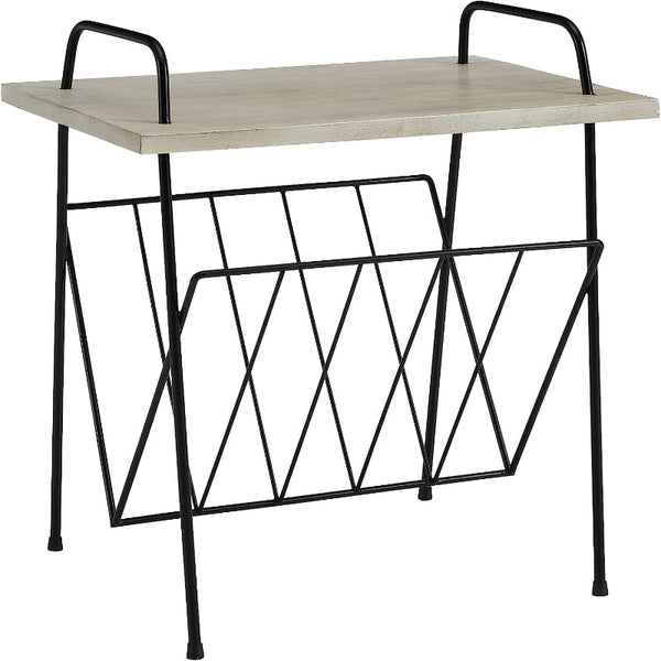 Crosley Wiltshire Turntable Stand Modern Retro White Wash Wood Turntables