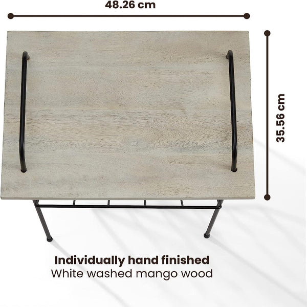 Crosley Wiltshire Turntable Stand Modern Retro White Wash Wood Turntables