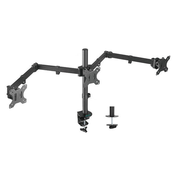 Activiva Triple Articulating Mount For 1327" Computer Screens Desk Stand Clamp Monitor Mounts & Stands