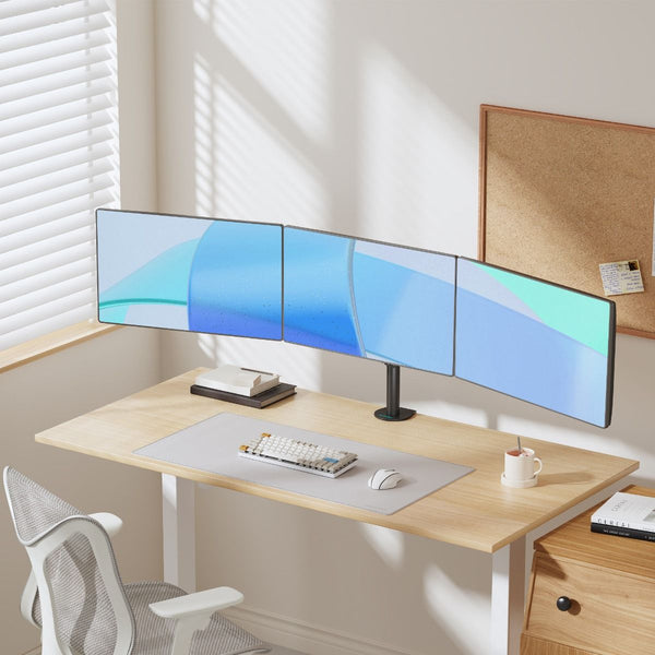 Activiva Triple Articulating Mount For 1327" Computer Screens Desk Stand Clamp Monitor Mounts & Stands