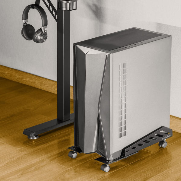 Activiva Heavy Duty Pc Mobile Floor Stand With Casters Stands Holders & Car Mounts