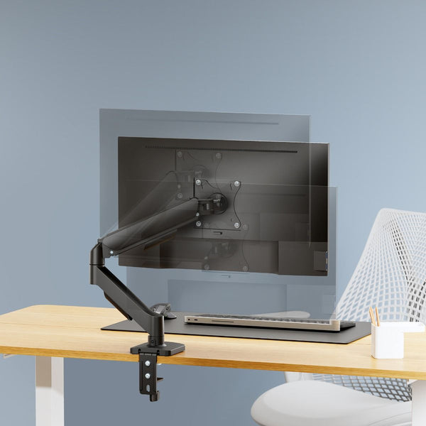 Activiva Ergolife Gas Spring Single Arm Mount For 1732" Displays Desk Clamp Monitor Mounts & Stands