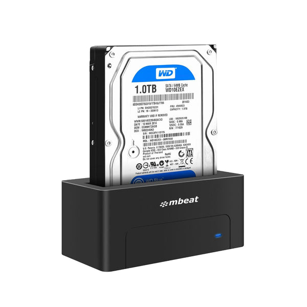 Mbeat D1 Usb 3.0 3.5" & 2.5" Sata Hdd Docking Station Black Drive Enclosures & Docks