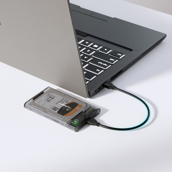 Mbeat A1 See Through Tool Free Usb 3.0 2.5" Sata Hdd Enclosure Black Drive Enclosures & Docks