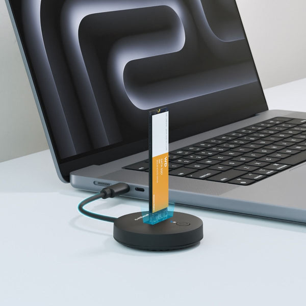 Mbeat H1 Usb 3.2 Gen2 10Gbps M.2 Nvme & Sata Ssd Mini Dock (Black) Drive Enclosures & Docks