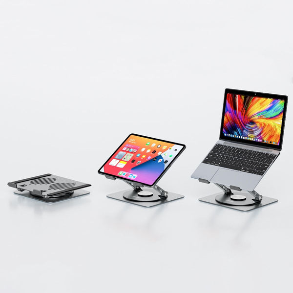 Mbeat Stage S7 Rotating And Height Laptop Stand Space Grey Stands Holders & Car Mounts