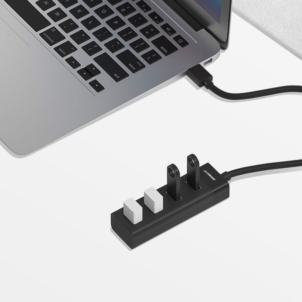 Mbeat 4 Port Usb 3.0 Hub Black Usb Cables Hubs & Adapters