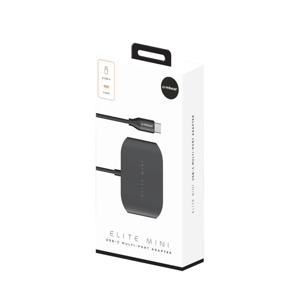Usb C Multi Port Adapter (Hdmi + 3.0 2.0) Space Grey Aluminium Design Usb Cables Hubs & Adapters