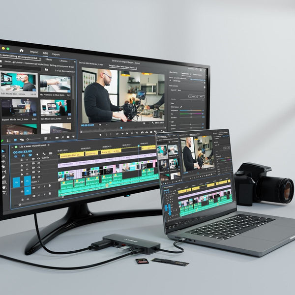 Mbeat Elite 9 In 1 Usb C Multiport Hub With Built In M.2 Nvme Ssd Enclosure Usb Cables Hubs & Adapters