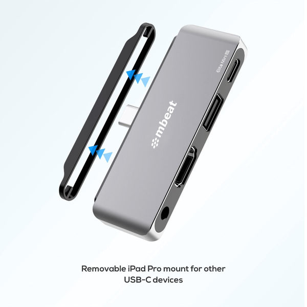Mbeat Elite Mini 4 In 1 Usb C Mobile Hub For Ipad Pro Tablet And Laptop Usb Cables Hubs & Adapters