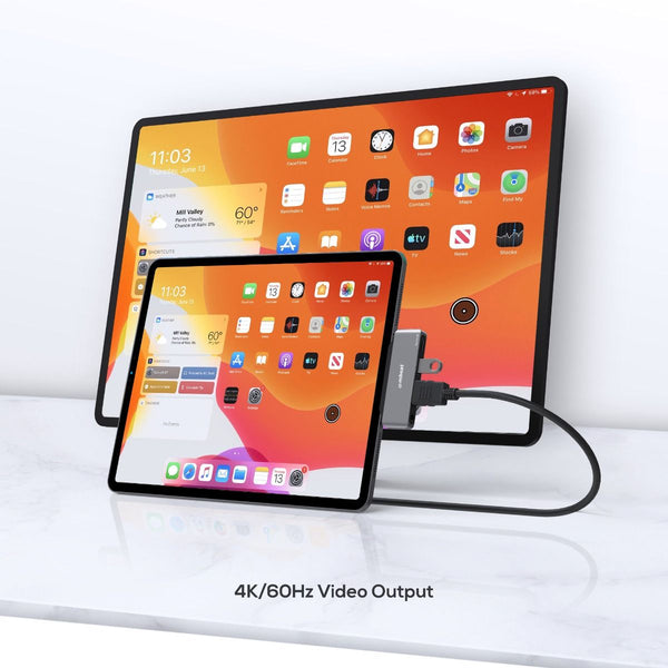 Mbeat Elite Mini 4 In 1 Usb C Mobile Hub For Ipad Pro Tablet And Laptop Usb Cables Hubs & Adapters