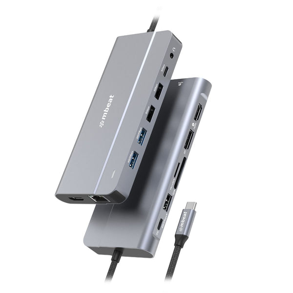 Mbeat Elite X14 Triple 4K Display Usb C Hub For Computers And Tablets Usb Cables Hubs & Adapters